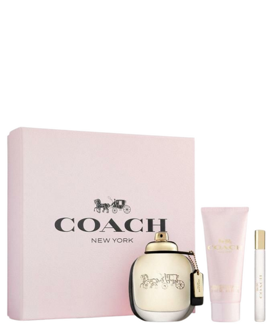 Coach ‘New York’ Eau de Parfum 100ml + Body Lotion + 10ml | Set de Regalo para Dama