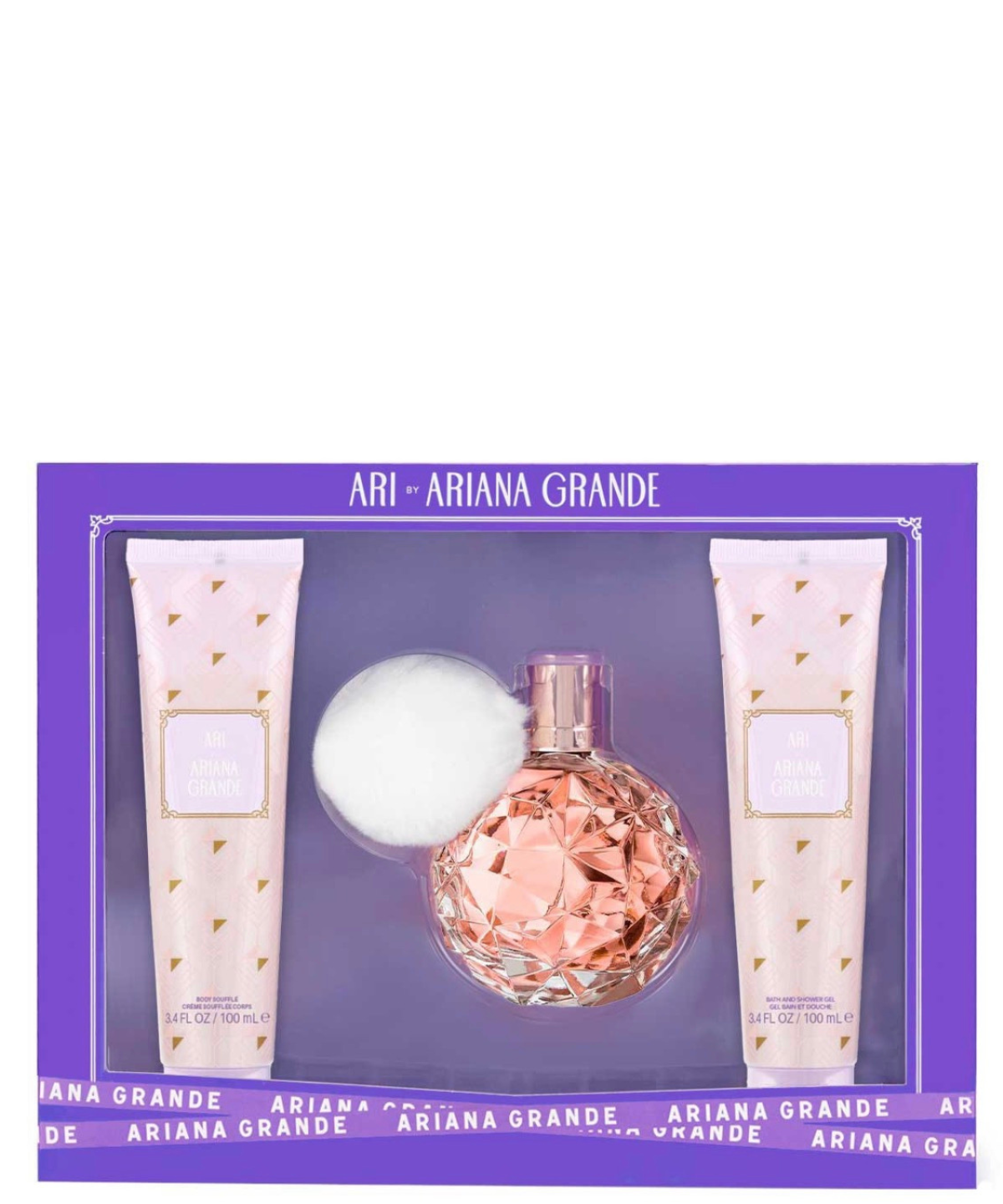 'Ari' by Ariana Grande Eau de Parfum 100 mL + Body Lotion + Shower Gel | Set de Regalo para Dama