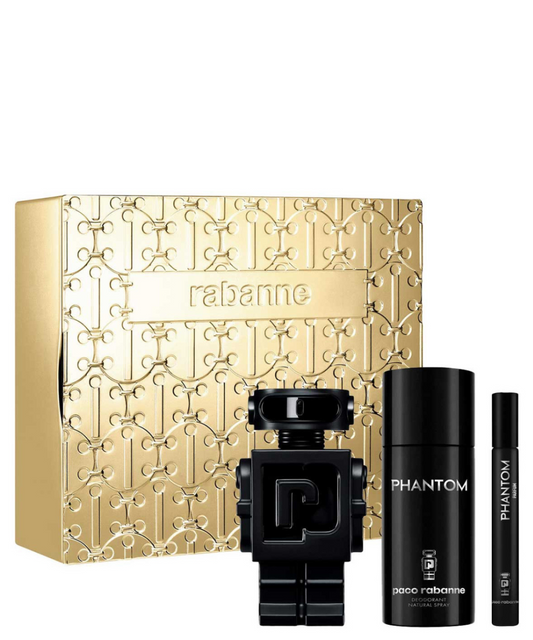 Paco Rabanne Phantom’ Parfum 100ml + Desodorante + 10ml | Set de Regalo para Caballero