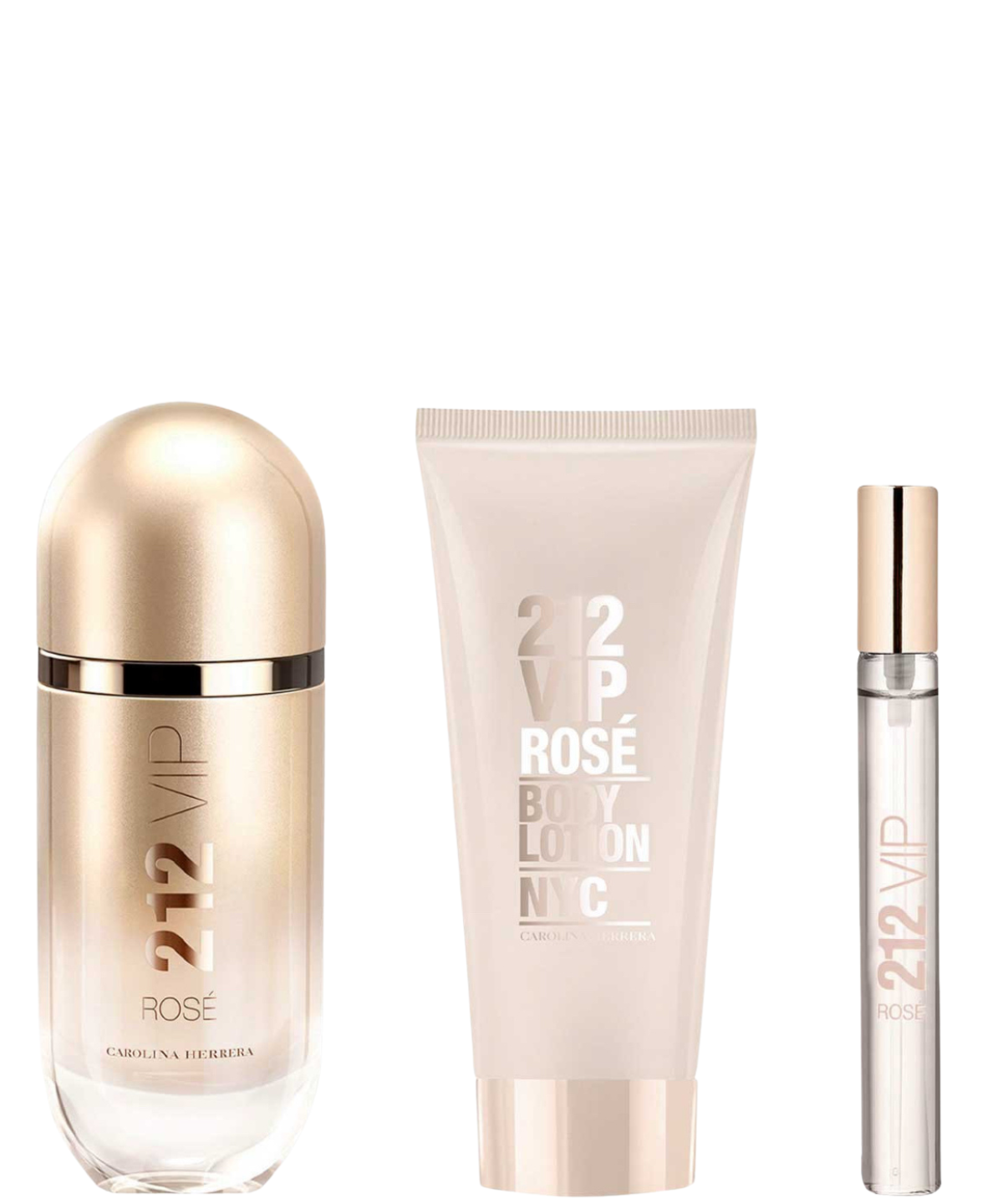 Carolina Herrera ‘212 VIP Rosé’ Eau de Parfum 80ml + Body Lotion + 10ml | Set de Regalo para Dama *Edición Limitada* *Holiday Set*