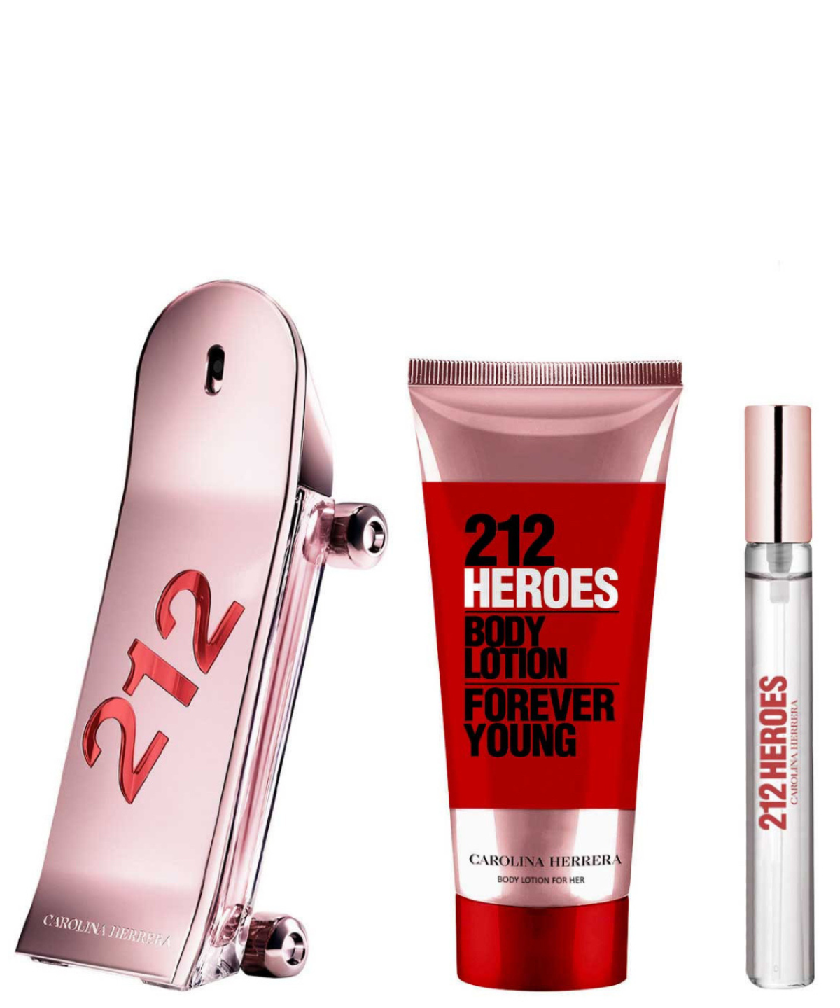 Carolina Herrera ‘212 Heroes’ Eau de Toilette 80ml + Body Lotion + 10ml | Set de Regalo para Dama *Edición Limitada* *Holiday Set*