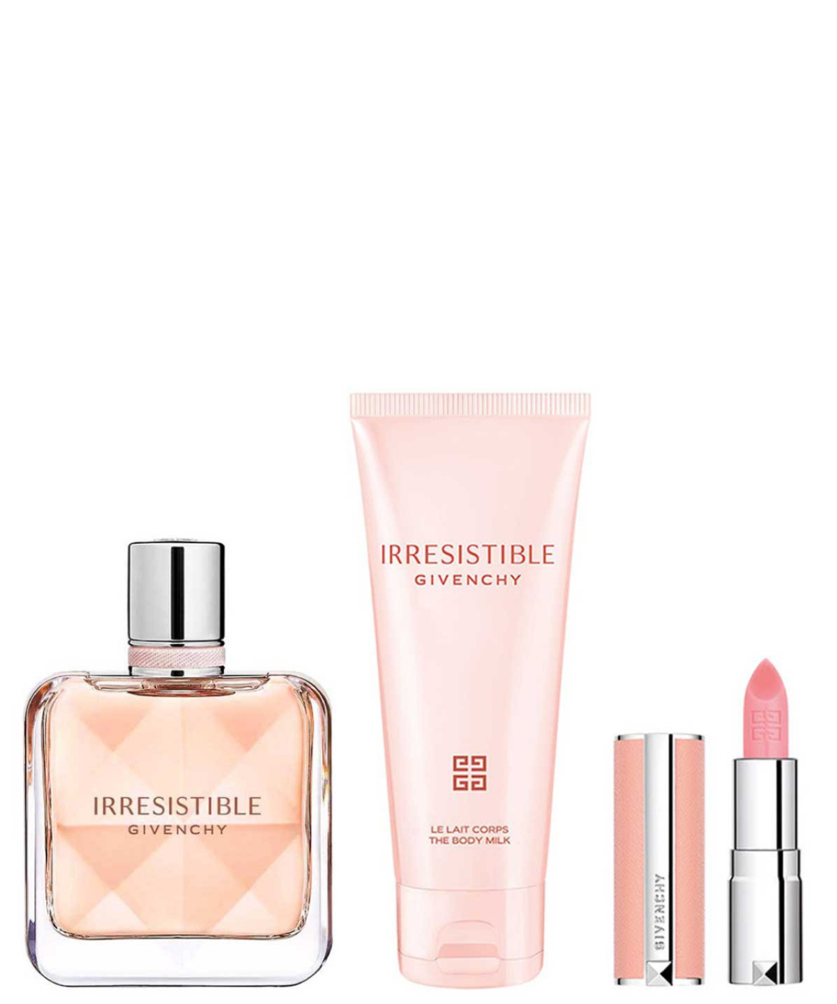 Givenchy ‘Irresistible’ Eau de Parfum 50ml + Body Milk + Lipstick | Set de Regalo para Dama