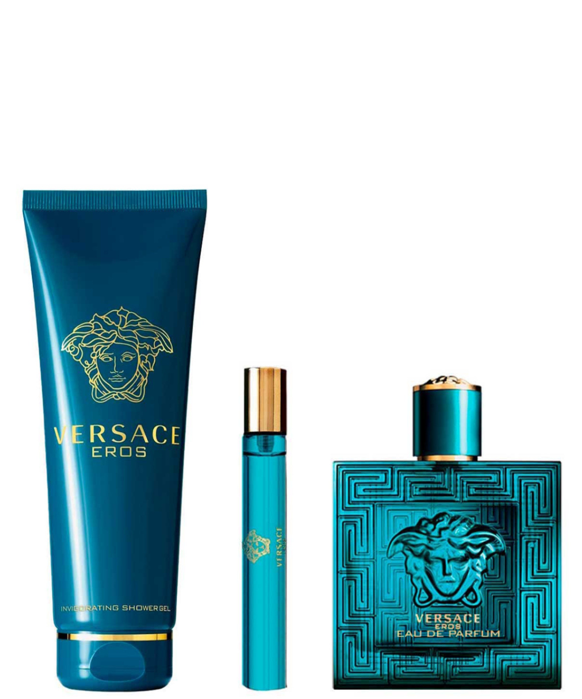 Versace ‘Eros’ Eau de Parfum 100ml + Shower Gel + 10ml | Set de Regalo para Caballero