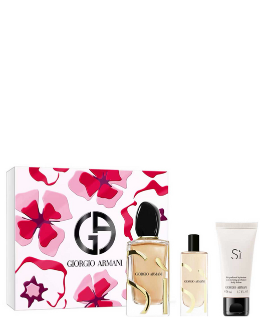 Giorgio Armani ‘Sì’ Eau de Parfum 100 mL + Body Lotion + 15 mL | Set de regalo para Dama